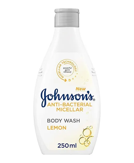 Johnson’s Anti-bacterial Micellar Body Wash Lemon - 250ml