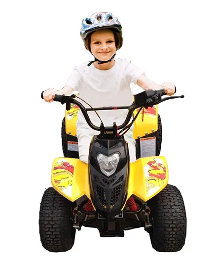 Myts Kids Pro 80 Cc Fully Automatic ATV Quad Bike - Yellow