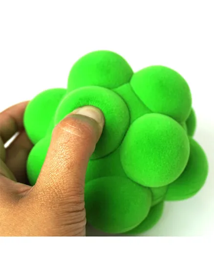 Rubbabu Soft Toy Sensory Ball Large 4 inches Bubble - Green