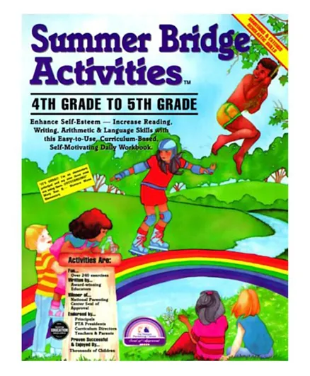 Rainbow Bridge Publishing Summer Bridge Activities Grade 4 - 5 - 150 Pages