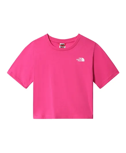 The North Face Simple Dome Cropped Tee - Linaria Pink