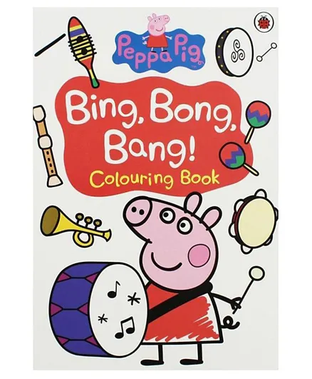 Peppa Pig Bing Bong Bang Colouring Book Paperback - 32 Pages