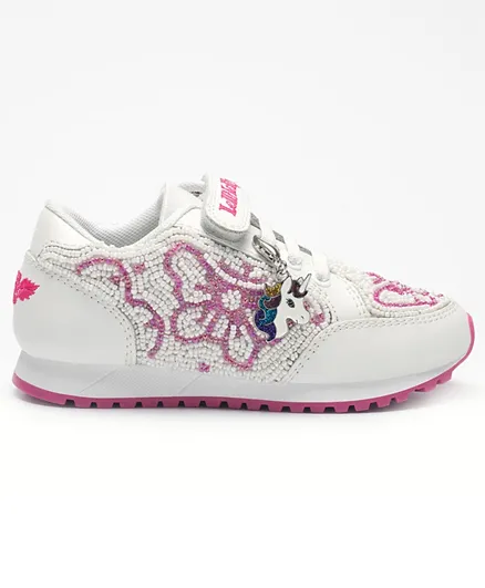 Lelli Kelly Principessa Sneaker - White & Silver