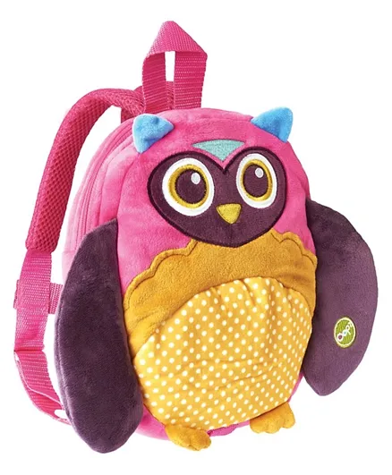 Oops My Harness Friend Owl Backpack Multicolor - 9 Inches