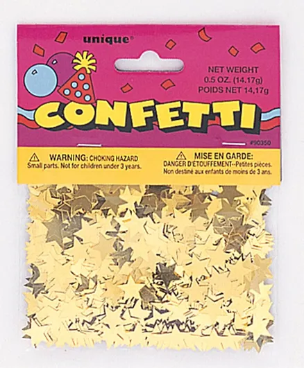 Unique  Star Confetti - Gold