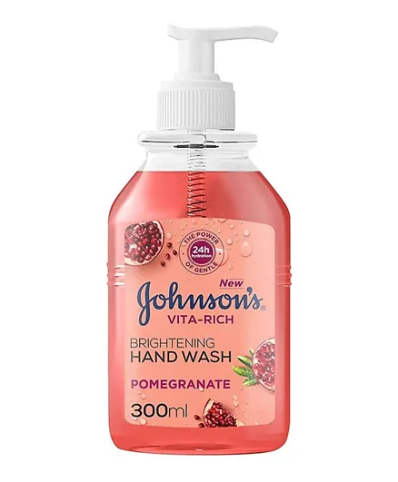 Johnson’s Vita-Rich Brightening Hand Wash Pomegranate -  300ml