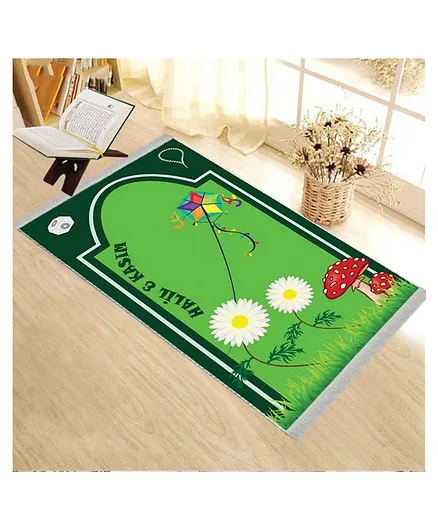 Estela Kids Prayer Mat - Green