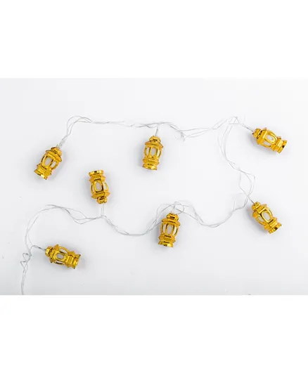 Salz Decorative Mini Lantern String Light- Yellow