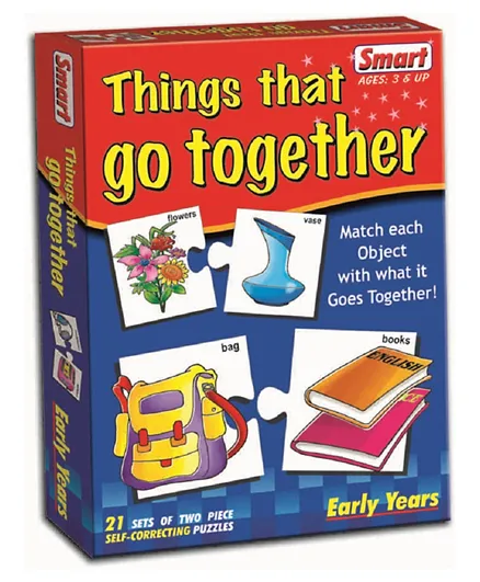 Smart Playthings Things That Go Together 21 Pack Puzzle - 42 Pieces