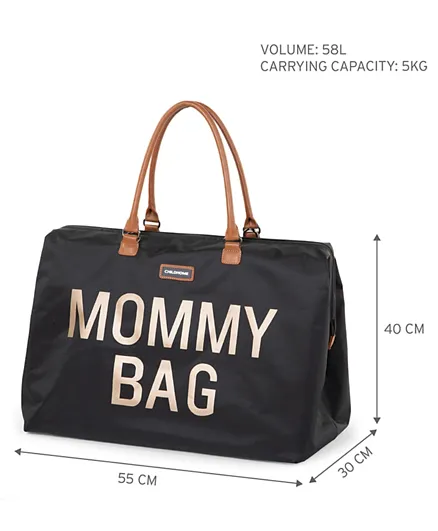 Childhome Mommy Bag Big - Black