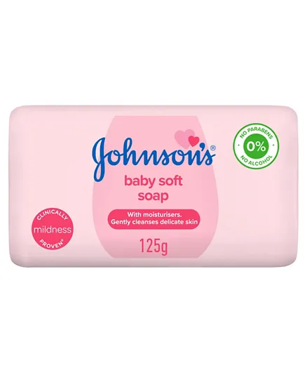 Johnson  & Johnson Baby Soap with Baby Oil - 125 Grams