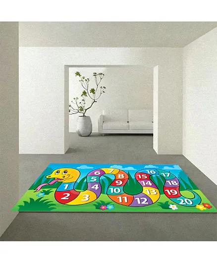 Factory Price Luxurious Flannel Printed Snake Game Rug for Kids 200x160cm, Durable & Soft Carpet for Daily Use