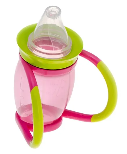 Brother Max 4 in1 Twin Handle  Trainer Cup - Pink Green