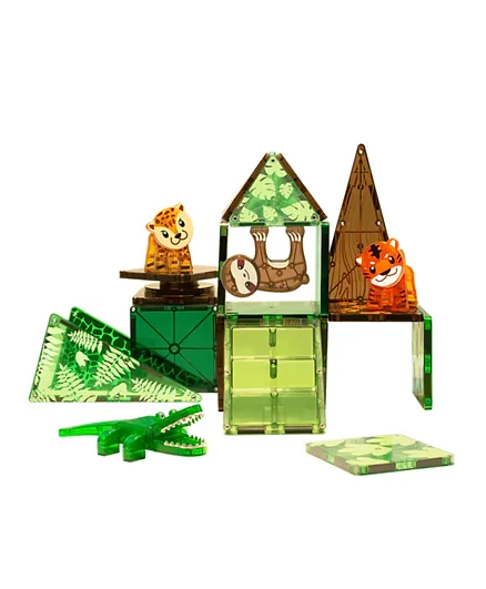 Magna-Tiles Jungle Animals - 25 Pieces Set
