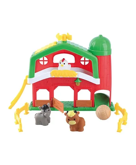 Playgo Battery Operated Happy Barn Playset - 10 Pieces