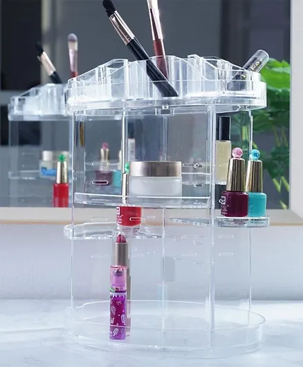PAN Home Alysa All In One Cosmetic Organizer - Transparent