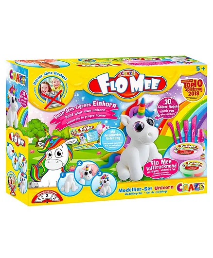 Craze Flo Mee Modellier Set Unicorn - Multi Color