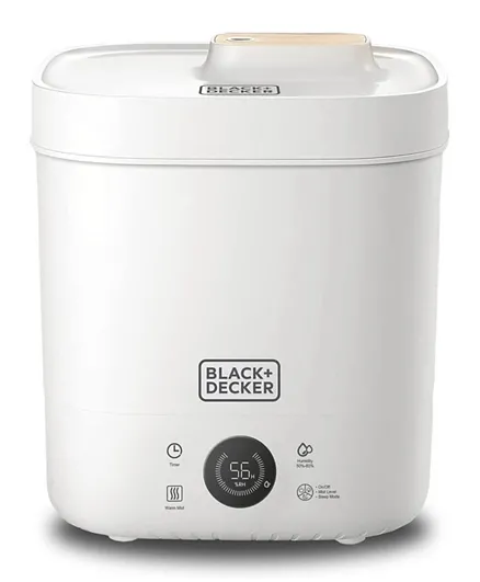 Black and Decker Digital Air Humidifier 4L 110W HM4250-B5 - White