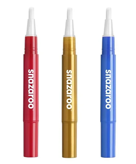 سنازارو - مجموعة أقلام - 3 قطع - متعددة الألوان