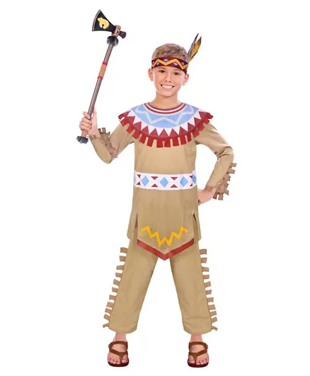 Riethmuller Tepee & Tomahawk Costume - Beige