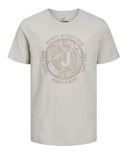 Jack & Jones Junior - Printed T-Shirt - Grey