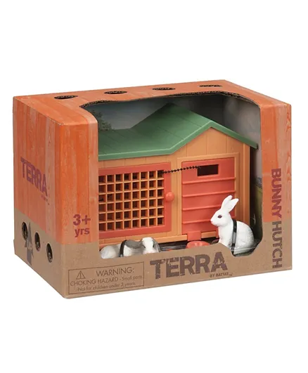 Terra and B Toys Bunny Hutch - Brown