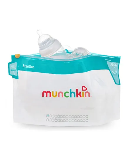 Munchkin Latch Microwave Sterilizer Bags - Pack of 6