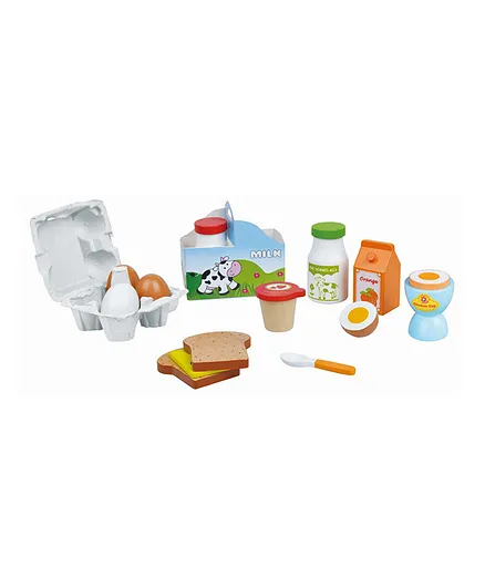 Lelin Breakfast Set for Kids 3 Wooden Role Play Toy with Food Accessories Enhances Imagination and Coordination Size 23x8.5x17cm Online in UAE Buy at Best Price from FirstCry.ae ad9dfaea80893