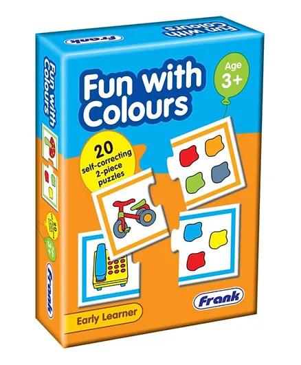 لعبة الألوان للمبتدئين من فرانك - لغز 20 حزمة مكون من 40 قطعة