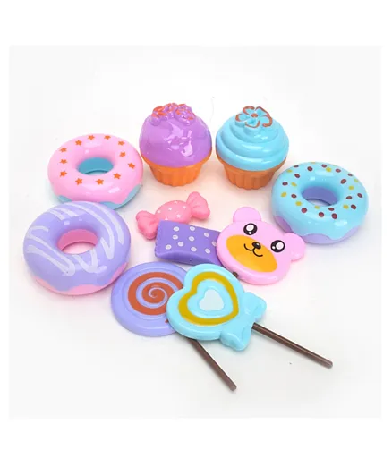 Donut And Lolly Pop Play Food Toy - Multicolor