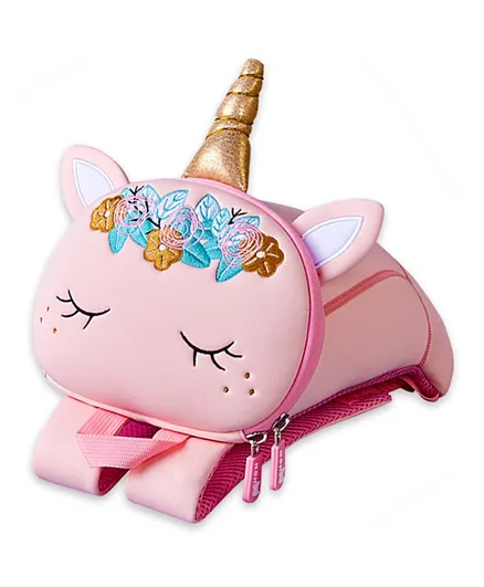 Nohoo Pre School 3D Bag Unicorn Pink Medium  - 10 Inches