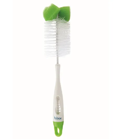b.box 2 In 1 Bottle and Teat Cleaner Brush - Lime Twist