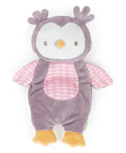 Ingenuity Premium Soft Plush Soothing Bean Bag Lovey, Nally the Owl, 32.5cm Durable, Easy Clean Gift for Babies 0 Months+