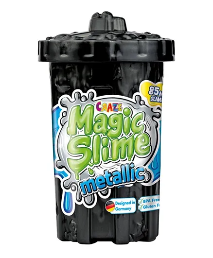 Craze Magic Slime Metallic Black - 85 ml