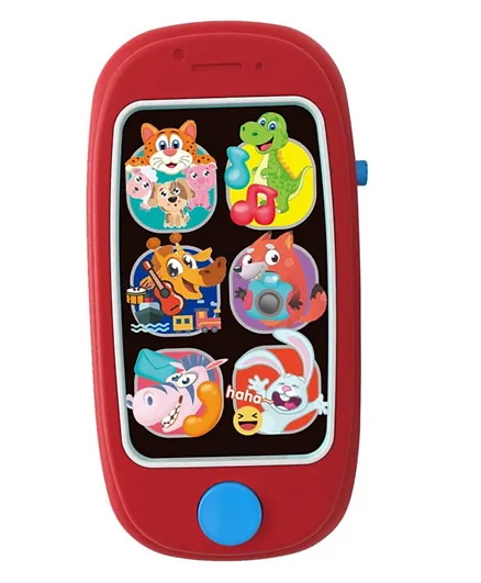 Kaichi Baby Educational Toy with Musical Touch Phone - Red