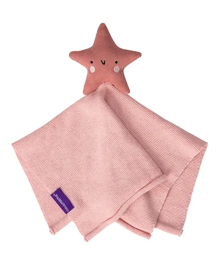 Clevamama Organic Cotton Knit Shooting Star Comforter - Pink