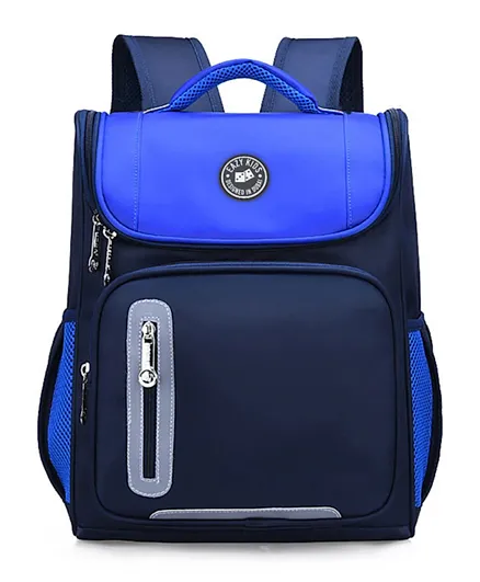 Eazy Kids Panda School Bag Blue - 14 Inches