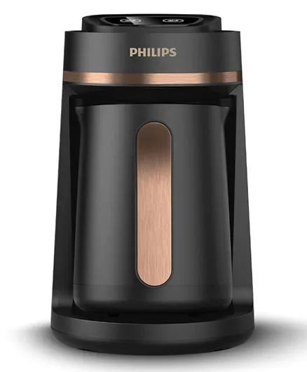 ماكينة صنع القهوة التركية فيليبس سيريس 5000 بقوة 735 واط سعة 0.28 لتر HDA150/62 - أسود وبرونزي