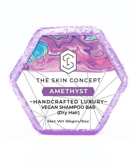 The Skin Concept Handmade Vegan Solid Shampoo Bar - Amethyst