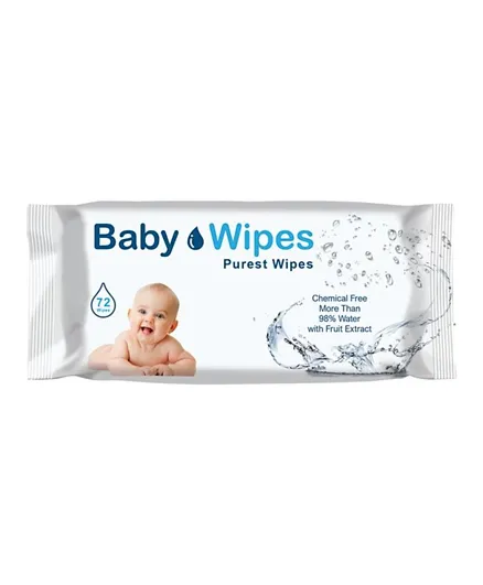 BVM - Baby Wipes Purest Wipes - 72 Pieces