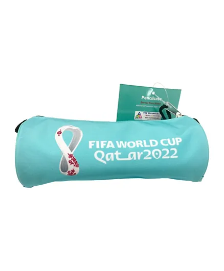 فيفا حقيبة أقلام الرصاص الرسمية بشعار بطولة 2022 وبرميل - أزرق