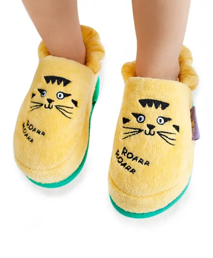 Milk&Moo Skater Cheetah Sandals - Yellow