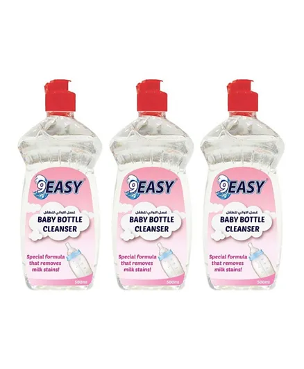 9Easy Bottle Cleanser Pack of 3 - 500mL Each