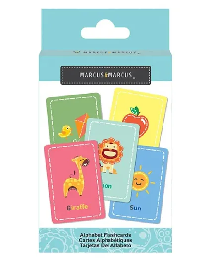 Marcus & Marcus Alphabet A to Z Baby Flashcards - Pack of 26
