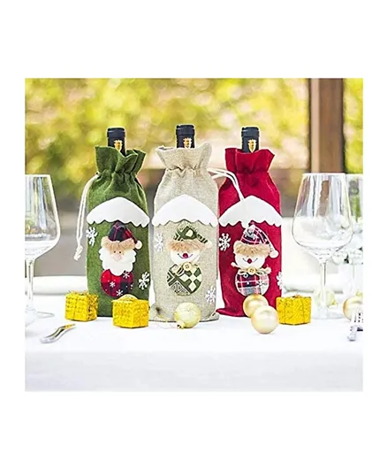 Party Propz Wine Bottle Cover - Set of 3