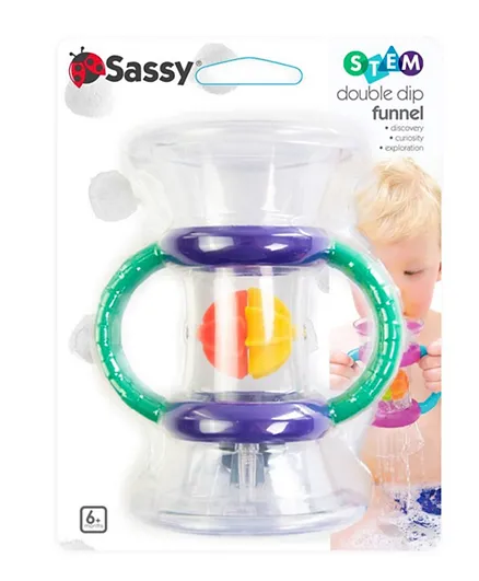 Sassy Double Dip Funnel Bath Toy