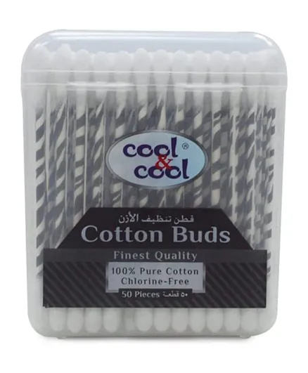 Cool & Cool Cotton Buds - 50 Pc
