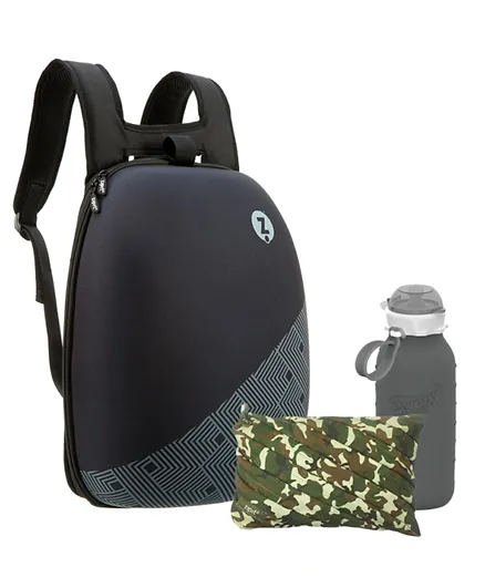 Zipit Back to School Backpacks + Bottles + Storage Case- Grey