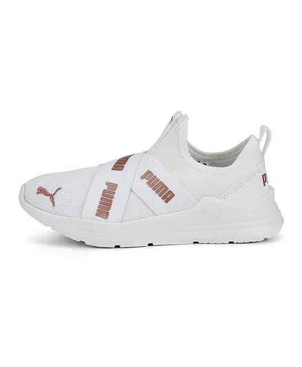 Puma Wired Run Slip On Flash PS Shoes - White