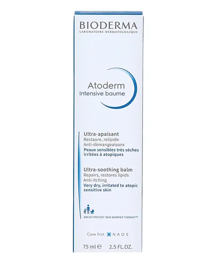 Bioderma Atoderm Intensive Ultra-Soothing Balm for Face & Body - 75mL